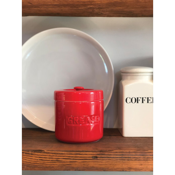 Charlton Home® Grease Kitchen Canister & Reviews Wayfair